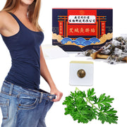 Juztec Healthy Belly Pellets pack shot highlighting natural herbal ingredients for wellness