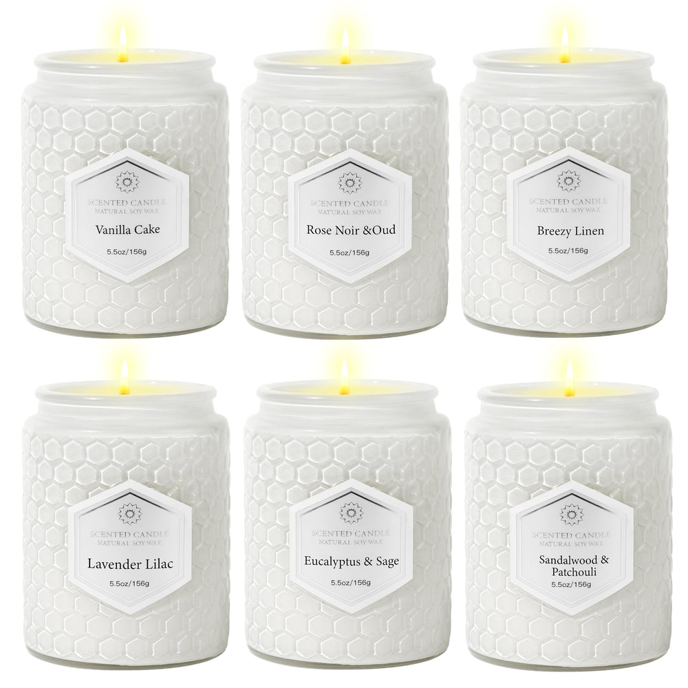 JXDLSQ Rose Noir & Oud candle jar for calming ambiance