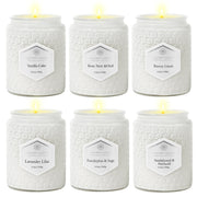 JXDLSQ Rose Noir & Oud candle jar for calming ambiance