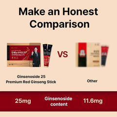 K-Herb Red Ginseng Sticks prepared with water for quick intake.