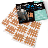 K-Tape Cross-Tape on muscle trigger points for targeted support and comfort