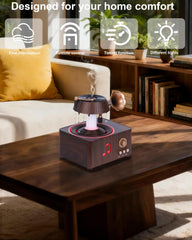 Kaaeiccr diffuser umbrella-rotating design adds motion and gentle humidity