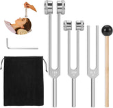 KAIGESZAD tuning forks 128 Hz with clear resonance for focused sound therapy.