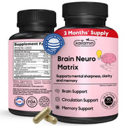 Kaitamin Memory & Focus bottle on desk; supports sharper thinking during study sessions.
