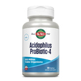 KAL Acidophilus ProBiotic-4 bottle in eco-friendly packaging to promote sustainability and quality.