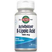 KAL ActivOxidant R-Lipoic Acid bottle with 60 capsules for daily antioxidant support