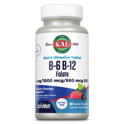 KAL B6 B12 Folato, botella, ingesta diaria conveniente.