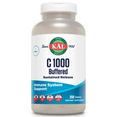 KAL C-1000 buffered sustained-release bottle showing antioxidant Vitamin C for daily use