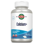 KAL Calcium+ ActivGels bottle shown, supporting healthy teeth and bones with essential minerals.