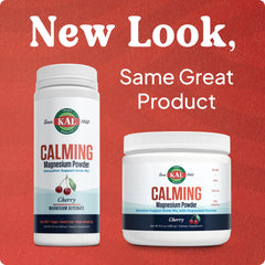 KAL Calming Magnesium Powder cherry pour ready to dissolve in water