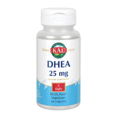 KAL DHEA vegetarian tablets front view, highlighting purity and vegetarian suitability