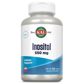 KAL Inositol Powder bottle showing dosage and packaging for daily use