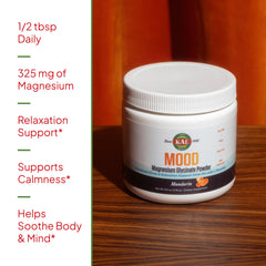 KAL Mood Magnesium Mandarin ActivMix technology shown for better absorption.