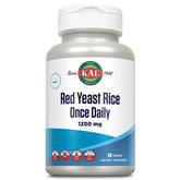 KAL Once Daily Red Yeast Rice bottle with 60 tabs for simple daily use.