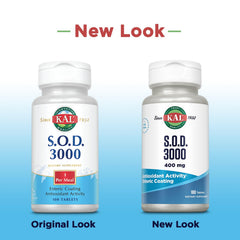 KAL S.O.D. 3000 bottle ready for daily use with meals