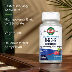 KAL tablet dissolving on tongue demonstrates fast absorption and convenience.