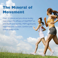 MSMPure nutrition label highlighting key joint-support ingredients.