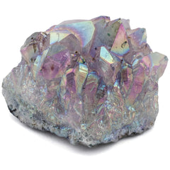 KALIFANO Angel Aura Amethyst Geode core glows with calm energy for meditation.