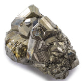 KALIFANO natural pyrite cluster displays rich luster and energy focus.