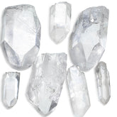 KALIFANO quartz points bundle close-up with varied sizes for focus and energy work