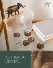 Kalifano Reiki Morion quartz emphasizes grounding and mental clarity