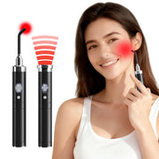 Kaltagled red light therapy device, front view, compact and portable for at-home sessions.