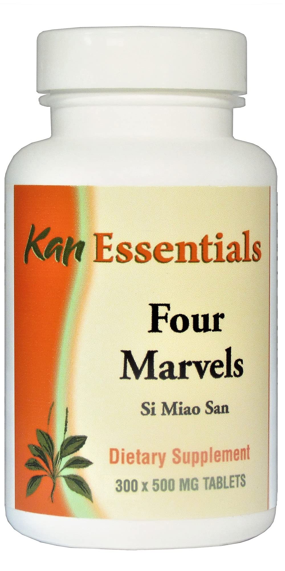 Kan Herbs Four Marvels bottle front showcases premium Chinese herbs for animal wellness.