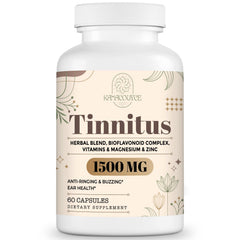Kanacoufce 1500mg tinnitus bottle demonstrates easy, daily dosing for ongoing use.