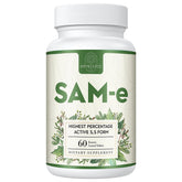Kanacoufce SAM-e 1100mg tablet close-up highlighting mood support potential.