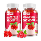 KangRiXin magnesium glycinate gummies bottle with raspberry flavor may support daily relaxation.