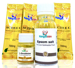 Kangyacare liver gallbladder flush bottle for overnight cleanse support