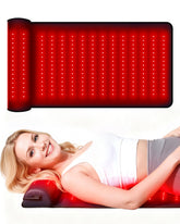 Kaoudt red light therapy mat with 225 LEDs for full-body relaxation