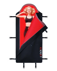Kaoudt red light therapy mat top view for full-body home use