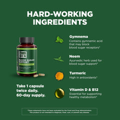 Kapiva Men Blood Sugar Support neem and turmeric close-up antioxidant blend