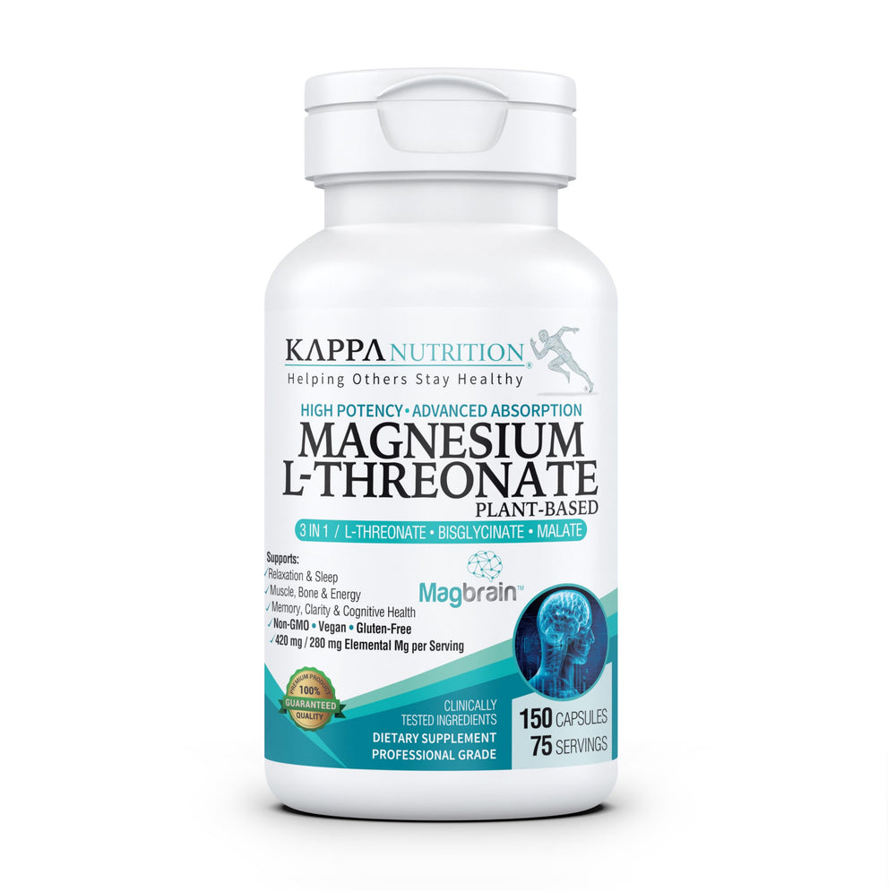 Kappa Nutrition Magbrain bottle with capsules for brain support on the go