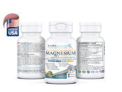 Kappa Nutrition Magnesium 4-in-1 bottle shown for convenient daily use
