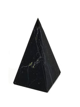 Karelia Creations Shungite XL Pyramid front view for grounding at your desk