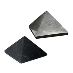 Karelian Heritage Shungite pyramids polished finish for grounding and calm spaces