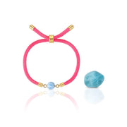Karimar bracelet with blue tumble stones for calming daily wear