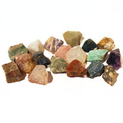karma gems 1lb rough mix crystals showing varied gemstones for tumbling and crafting
