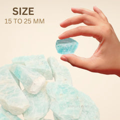 Karma Gems Amazonite, piedras talladas para joyería y cabado.