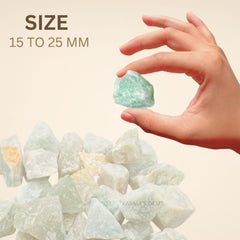 Karma Gems aventurina verde: rocas decorativas para hogar o altar.