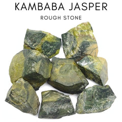 Karma Gems Kambaba Jasper tumbled stone adds natural texture to displays and calm energy.