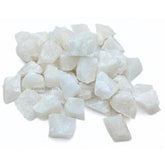 Karma Gems cuarzo blanco crudo para tallado y pulido, ideal para proyectos artesanales