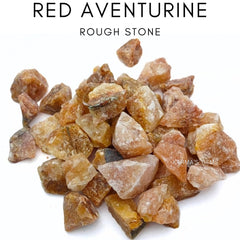 Karma Gems Red Aventurine polished tumble glows, enhances creativity and motivation