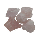 Karma Gems rose quartz rough crystal for meditation and emotional balance.