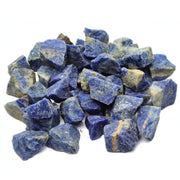 Karma Gems sodalite natural raw stones 1lb ideal for tumbling and self-expression