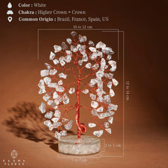 KARMAPLEDGE Crystal Tree on a desk display enhancing focus and serenity