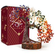 KARMAPLEDGE Crystal Tree of Life with 7 chakra beads for balanced energy at home