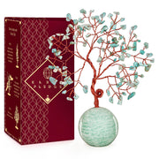 KARMAPLEDGE Crystal Tree of Life on a sturdy base enhances balanced energy at home